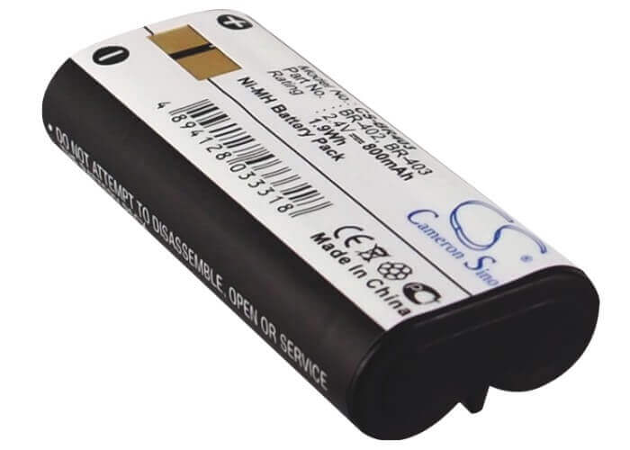 Battery For Olympus Ds-2300, Ds-3300, Ds-4000, Ds-5000, 2.4v, 800mah - 1.92wh Camera Cameron Sino Technology Limited   