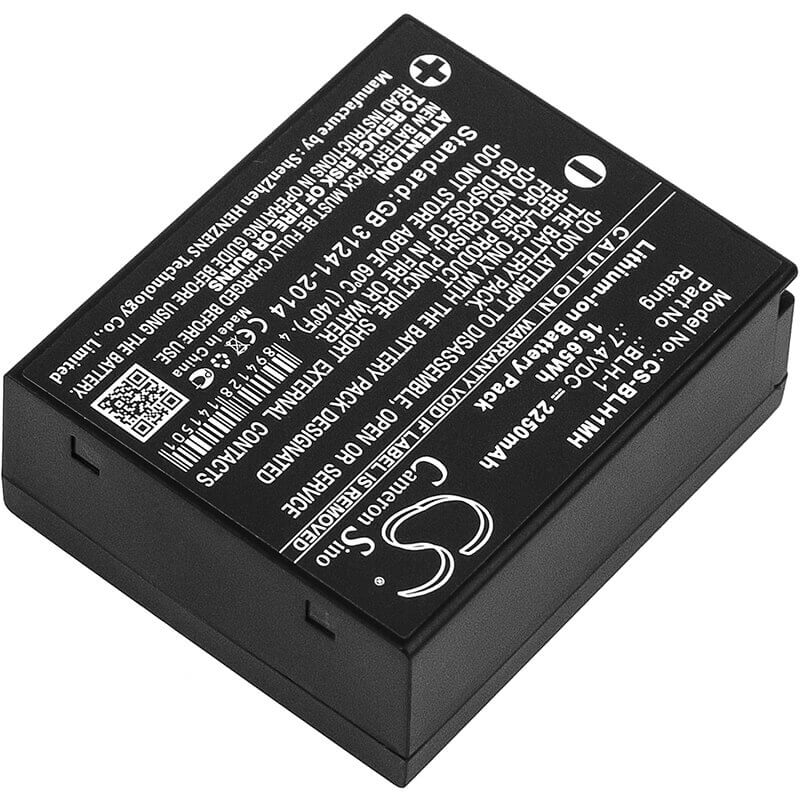 Camera battery For Olympus, E-m1, E-m1 Mark Ii, Mark Ii Mirrorless 7.4v, 2250mah - 16.65wh Camera Cameron Sino Technology Limited   