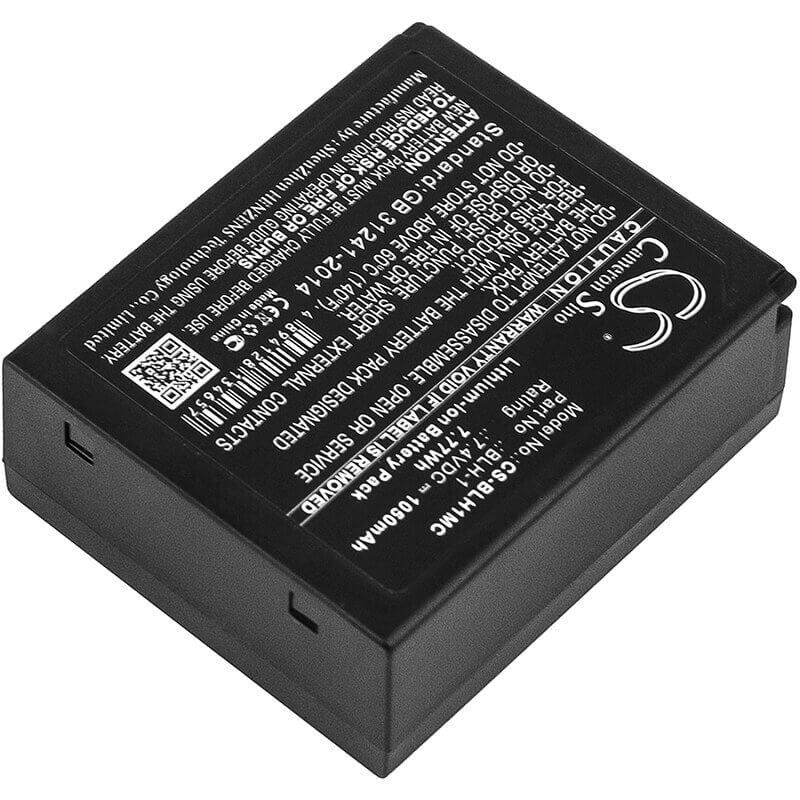 Battery For Olympus, E-m1, E-m1 Mark Ii, Mark Ii Mirrorless, O 7.4v, 1050mah - 7.77wh Camera Cameron Sino Technology Limited   