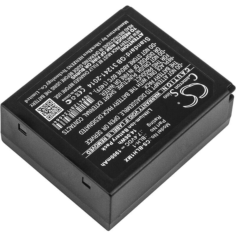 Battery For Olympus E-m1 Mark Ii, Om-d, E-m1 7.4v, 1900mah - 14.06wh Camera Cameron Sino Technology Limited   