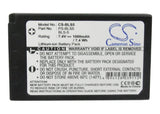 Battery For Olympus E-pl5, E-pl6, E-pl7, E-pm2, 7.2v - 7.6v, 1000mah - 7.40wh Camera Cameron Sino Technology Limited   