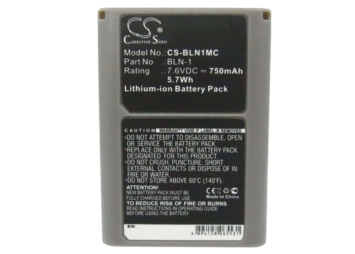 Battery For Olympus Em5, E-m5, Om-d 7.6v, 750mah - 5.70wh Camera Cameron Sino Technology Limited   