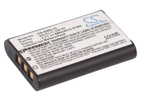 Battery For Olympus Fe-370, Pentax, Optio M50, 3.7v, 680mah - 2.52wh Camera Cameron Sino Technology Limited   