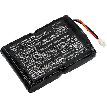 7.4V, Li-ion, 1800mAh, Portable Printer battery fits Oneil, 320-082-122, Mf2te, 13.32Wh