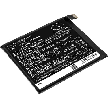 Battery For Oneplus, 8 5g, In2010, N20190 3.85v, 4200mah - 16.17wh Mobile, SmartPhone Cameron Sino Technology Limited   