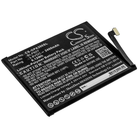 Battery For Oneplus Oneplus X, E1000 3.8v, 2400mah - 9.12wh Mobile, SmartPhone Cameron Sino Technology Limited   