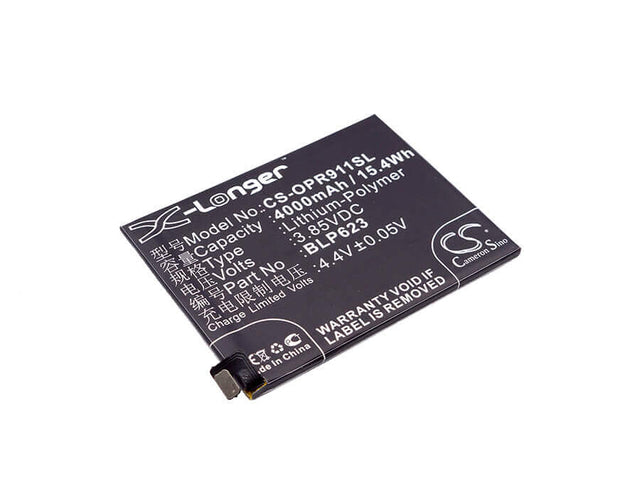 Battery For Oppo, Cph1611, R9 Plustm 3.85v, 4000mah - 15.40wh Mobile, SmartPhone Cameron Sino Technology Limited   