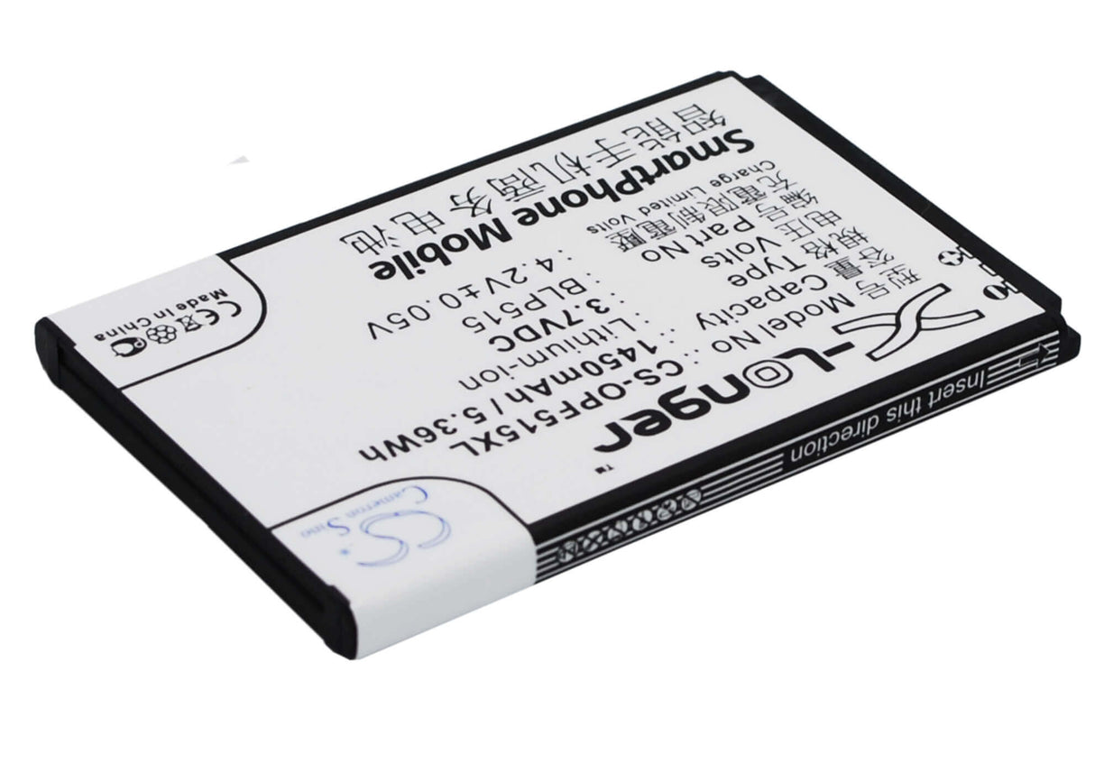 Battery For Oppo F15, X903, R801 3.7v, 1450mah - 5.37wh Mobile, SmartPhone Cameron Sino Technology Limited   