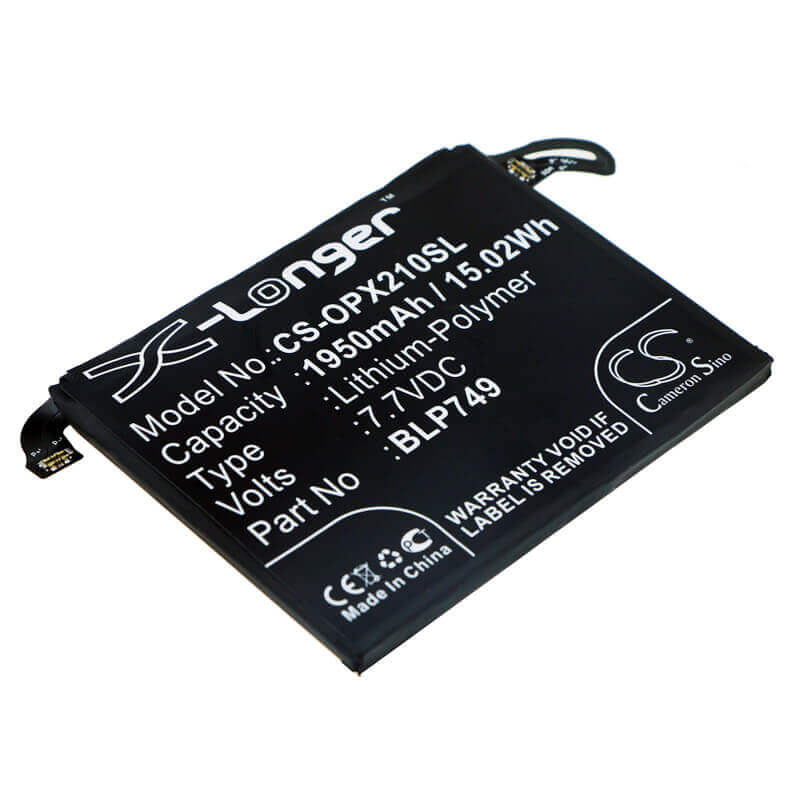 Battery For Oppo, Relme X2 Pro, Rmx1931 7.7v, 1950mah - 15.02wh Mobile, SmartPhone Cameron Sino Technology Limited   