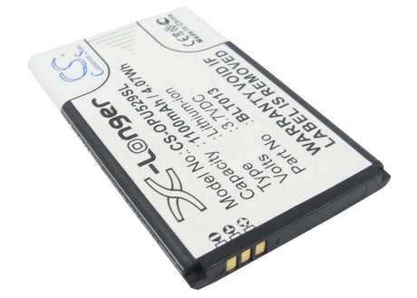 Battery For Oppo U529, U525, A209 3.7v, 1100mah - 4.07wh Mobile, SmartPhone Cameron Sino Technology Limited   