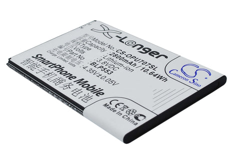 Battery For Oppo U707t, U2s, U707 3.8v, 2800mah - 10.64wh Mobile, SmartPhone Cameron Sino Technology Limited   