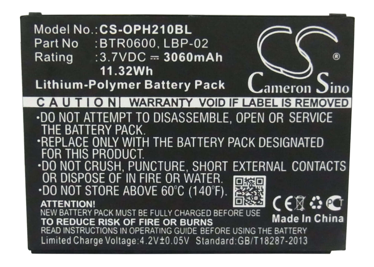 Battery For Opticon H21, H22, H21 1d 3.7v, 3060mah - 11.32wh Barcode Scanner Cameron Sino Technology Limited   