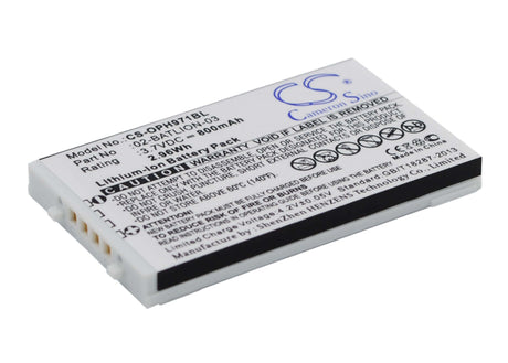 Battery For Opticon Opl-9700, Opl-9712, Opl-9723 3.7v, 800mah - 2.96wh Barcode Scanner Cameron Sino Technology Limited   