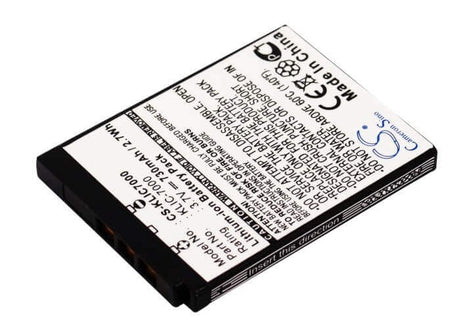 Battery For Ordro Dc-t200, Oucca, Dc-a1200, Dc-t300, 3.7v, 730mah - 2.70wh Camera Cameron Sino Technology Limited   