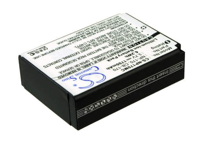 Battery For Ordro Hdv-d325, Hdv-d370, Speed, Hd230z, 3.7v, 1700mah - 6.29wh Camera Cameron Sino Technology Limited   