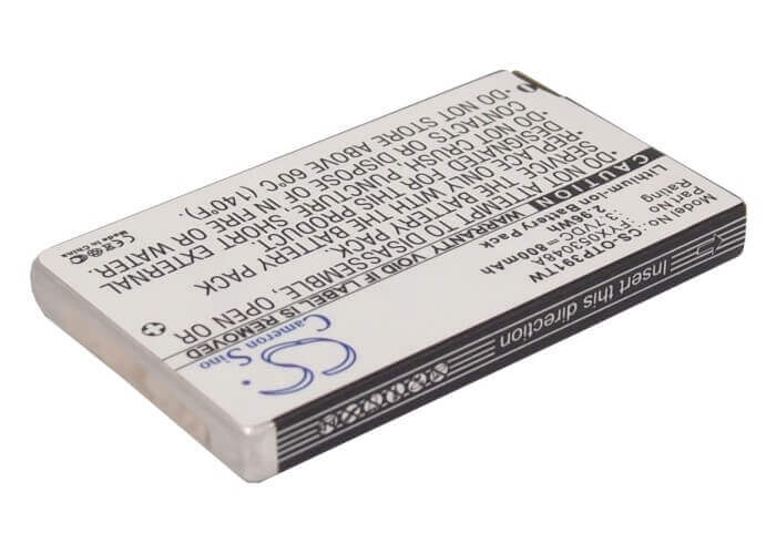 Battery For Oregon Scientific Tp391, Tp393 3.7v, 800mah - 2.96wh Two-Way Radio Cameron Sino Technology Limited (Suspended)   