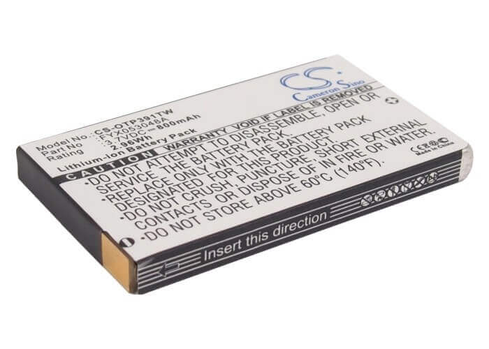 Battery For Oregon Scientific Tp391, Tp393 3.7v, 800mah - 2.96wh Two-Way Radio Cameron Sino Technology Limited (Suspended)   