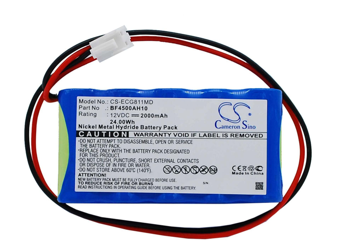 Battery For Osen Ecg-8110, Ecg-8110a 12.0v, 2000mah - 24.00wh Medical Cameron Sino Technology Limited (Medical)   