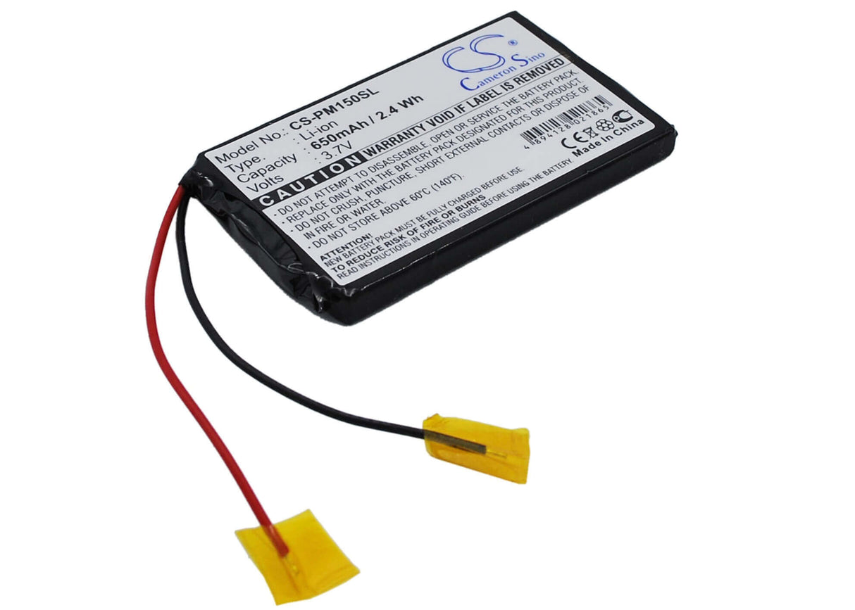 Battery For Palm M150, M155, Zire 21 3.7v, 650mah - 2.41wh PDA, Pocket PC Cameron Sino Technology Limited   