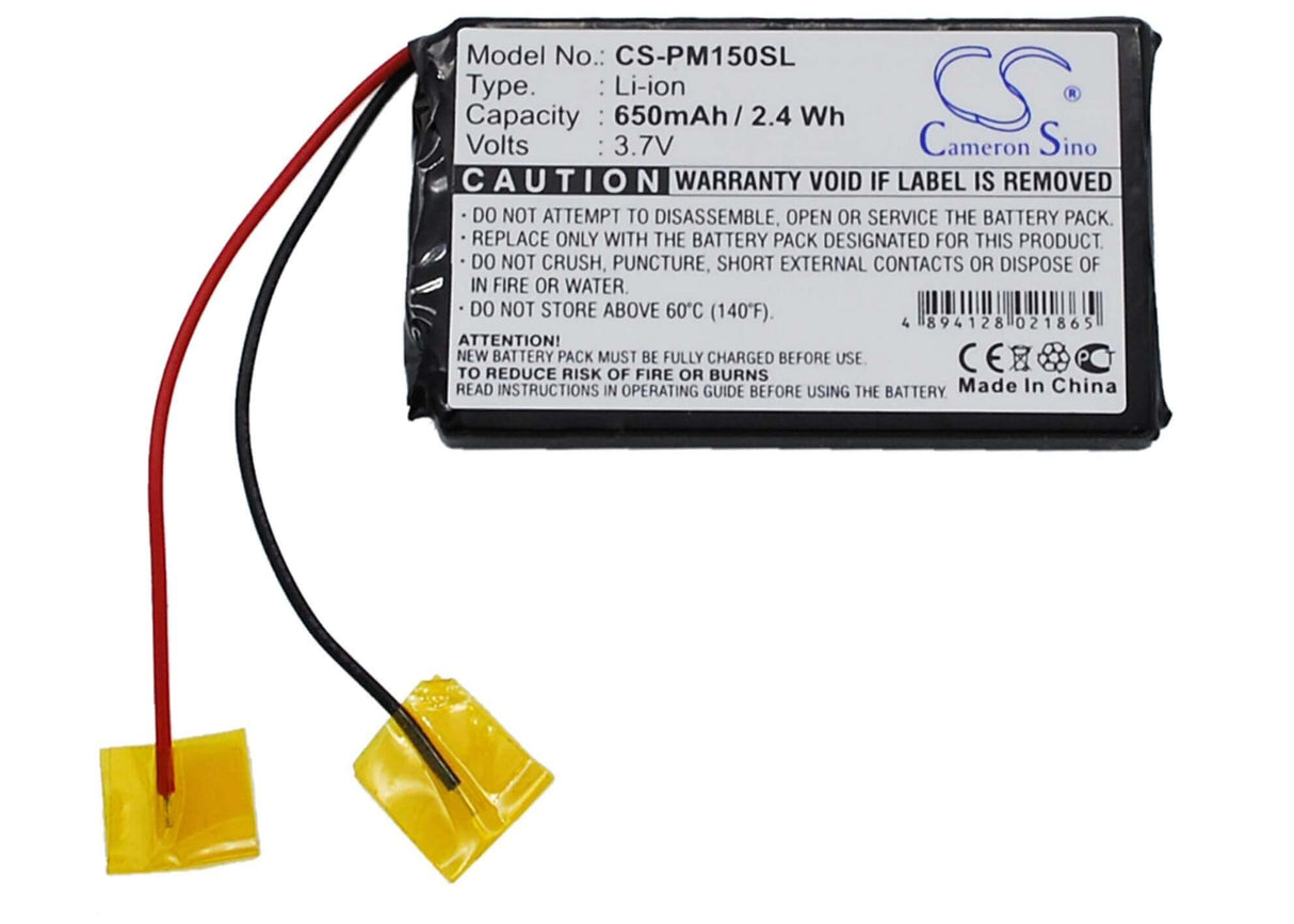 Battery For Palm M150, M155, Zire 21 3.7v, 650mah - 2.41wh PDA, Pocket PC Cameron Sino Technology Limited   