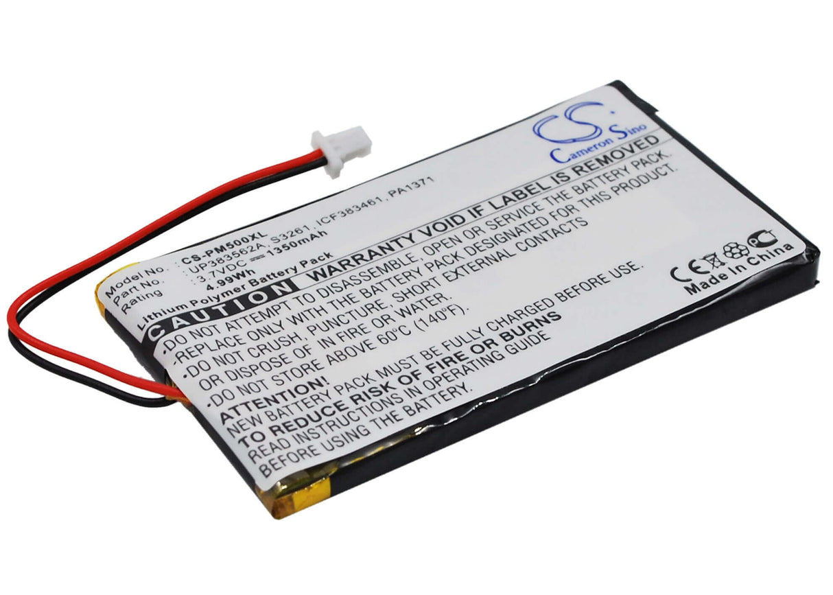 Battery For Palm M515, M500, M505 3.7v, 1350mah - 5.00wh PDA, Pocket PC Cameron Sino Technology Limited   