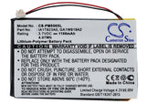 Battery For Palm M550, Tungsten T1, Tungsten T2 3.7v, 1100mah - 4.07wh PDA, Pocket PC Cameron Sino Technology Limited   