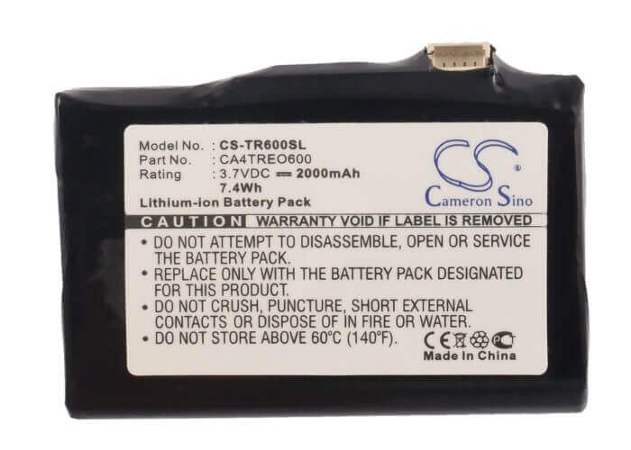 Battery For Palm Treo 600, Treo 610 3.7v, 2000mah - 7.40wh Batteries for Electronics Cameron Sino Technology Limited   
