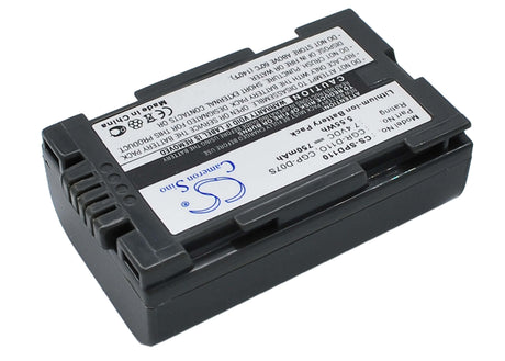 Battery For Panasonic Ag-dvc15, Ag-dvx100be, Aj-pcs060g(portable Hard 7.4v, 750mah - 5.55wh Batteries for Electronics Cameron Sino Technology Limited   