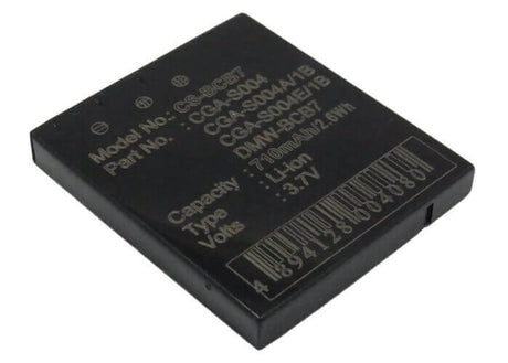 Battery For Panasonic Dmc-fx2b, Dmc-fx2ebs, Dmc-fx2eg-s, Dmc-fx2s, 3.7v, 710mah - 2.63wh Batteries for Electronics Cameron Sino Technology Limited   