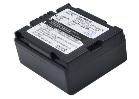 Battery For Panasonic Dr-m50b, Nv-gs10, Nv-gs100k, Nv-gs10b, 7.4v, 750mah - 5.55wh Batteries for Electronics Cameron Sino Technology Limited   