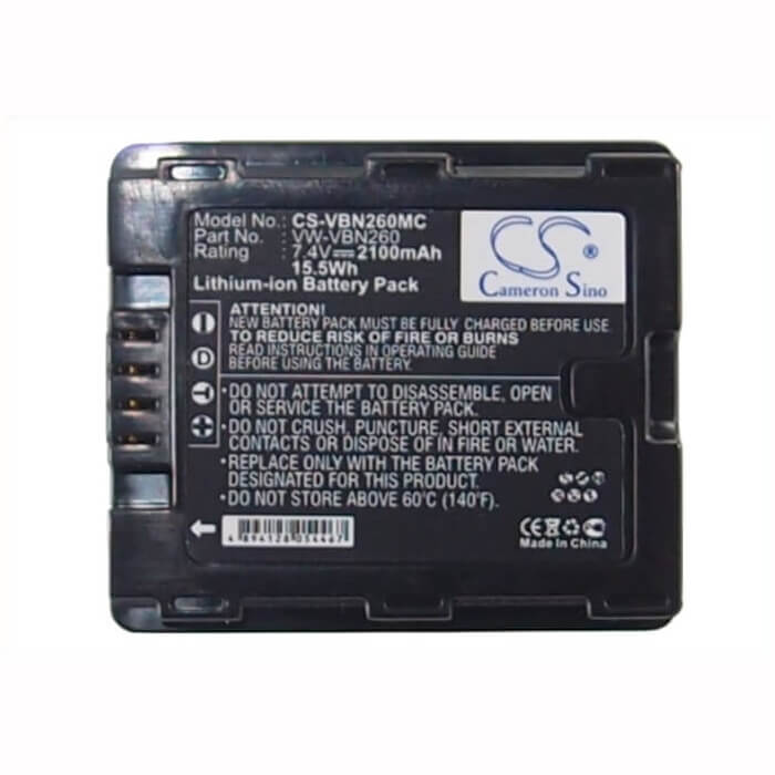 Battery For Panasonic Hc-x900, Hc-x900m, Hdc-hs900, Hdc-sd800, 7.4v, 2100mah - 15.54wh Batteries for Electronics Cameron Sino Technology Limited   