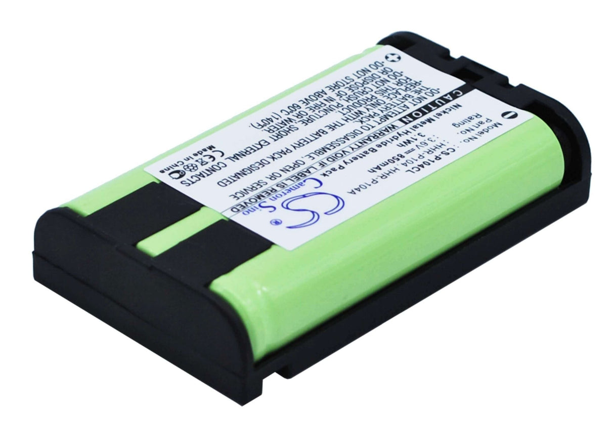 Battery For Panasonic, Hhr-p104, Hhr-p104a, P104a/1b, 3.6v, 850mah - 3.06wh Cordless Phone Cameron Sino Technology Limited (Cordless Phone)   