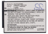 Battery For Panasonic Hm-ta2, Hm-ta20, Hm-ta20d 3.7v, 940mah - 3.48wh Batteries for Electronics Cameron Sino Technology Limited (Suspended)   