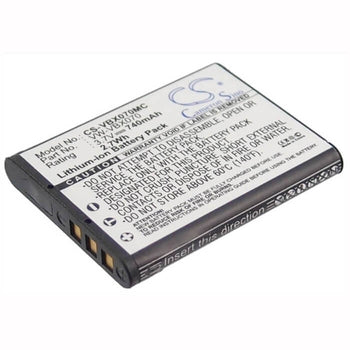 3.7V, Li-ion, 740mAh, Camera battery fits Panasonic, Vw-vbx070, Hm-ta2, Hx-dc1, 2.738Wh
