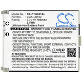 Battery For Panasonic Kx-tu301, Kx-tu301 Gme, Kx-tu321 3.7v, 700mah - 2.59wh Mobile, SmartPhone Cameron Sino Technology Limited   