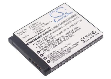 Battery For Panasonic Lumix Dmc-fp1, Lumix Dmc-fp1a, 3.7v, 690mah - 2.55wh Batteries for Electronics Suspended Product   