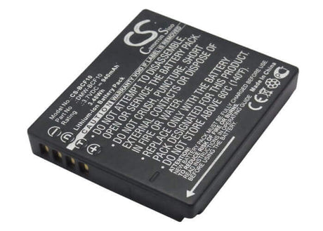 Battery For Panasonic Lumix Dmc-fs4k, Lumix Dmc-fs8s, 3.7v, 940mah - 3.48wh Batteries for Electronics Cameron Sino Technology Limited   