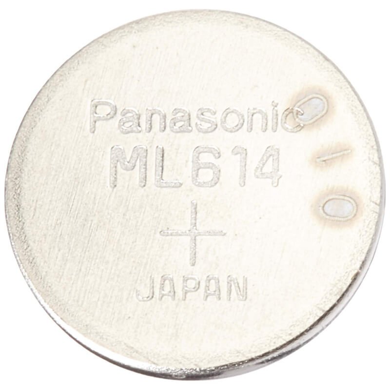 Battery For Panasonic ML-614S/ZTN, ML614S/ZTN, ML614SZTN, 3v, 3.4mah - 0.0102wh Coin Cell Batteries Panasonic   