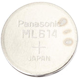 Battery For Panasonic ML-614S/ZTN, ML614S/ZTN, ML614SZTN, 3v, 3.4mah - 0.0102wh Coin Cell Batteries Panasonic   