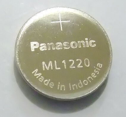 Battery For Panasonic Ml1220, Ml-1220 3v, 15mah - 0.045wh Coin Cell Batteries Panasonic   