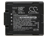 Battery For Panasonic Nv-gs100k, Nv-gs120k, Nv-gs17ef-s, Nv-gs180, 7.4v, 3100mah - 22.94wh Batteries for Electronics Cameron Sino Technology Limited   