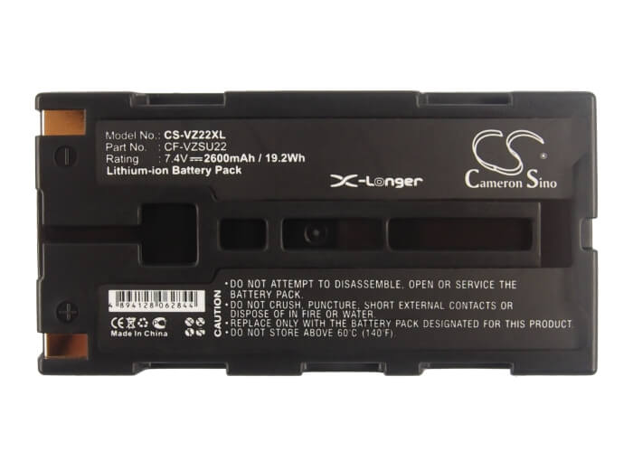 Battery For Panasonic Toughbook 01, Nec T2ur18650f-5928, 7.4v, 2200mah Amplifier Cameron Sino Technology Limited   