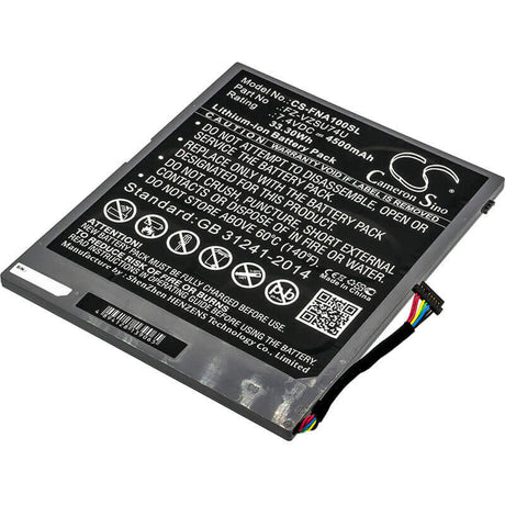 Battery For Panasonic, Toughpad Fz-a1, Toughpad Fz-a1 4g' 7.4v, 4500mah - 33.30wh Tablet Cameron Sino Technology Limited (Suspended)   