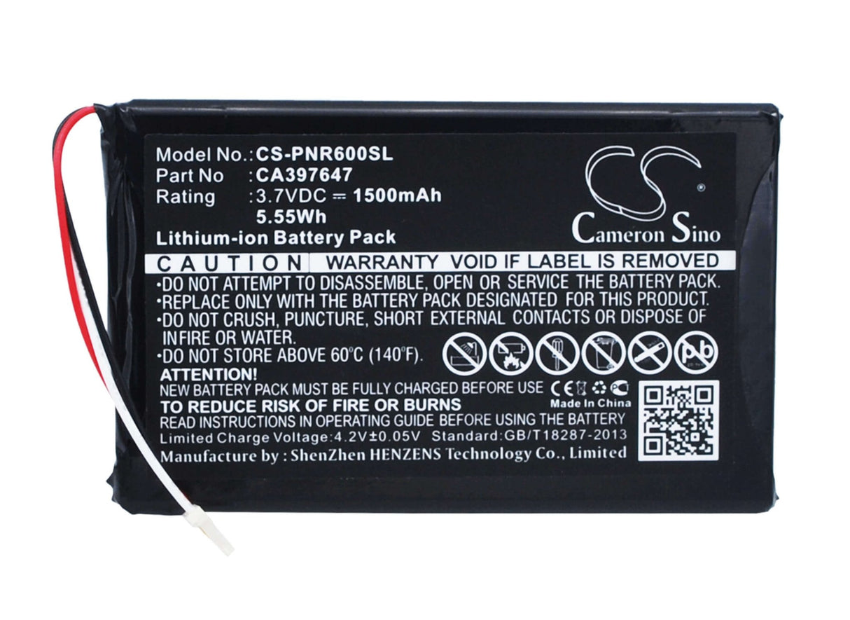 Battery For Pandigital Novel 6, Prd06e20wwh8 3.7v, 1500mah - 5.55wh E-book, E-reader Cameron Sino Technology Limited   