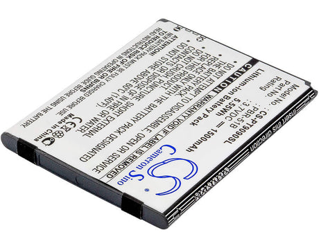 Battery For Pantech Discover, P9090, Magnus 3.7v, 1500mah - 5.55wh Mobile, SmartPhone Cameron Sino Technology Limited   