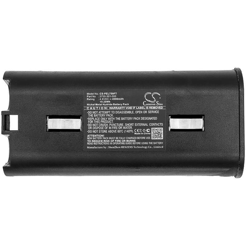 Battery For Peli, 3750, 3759 4.8v, 4000mah - 19.20wh Flashlight Cameron Sino Technology Limited   