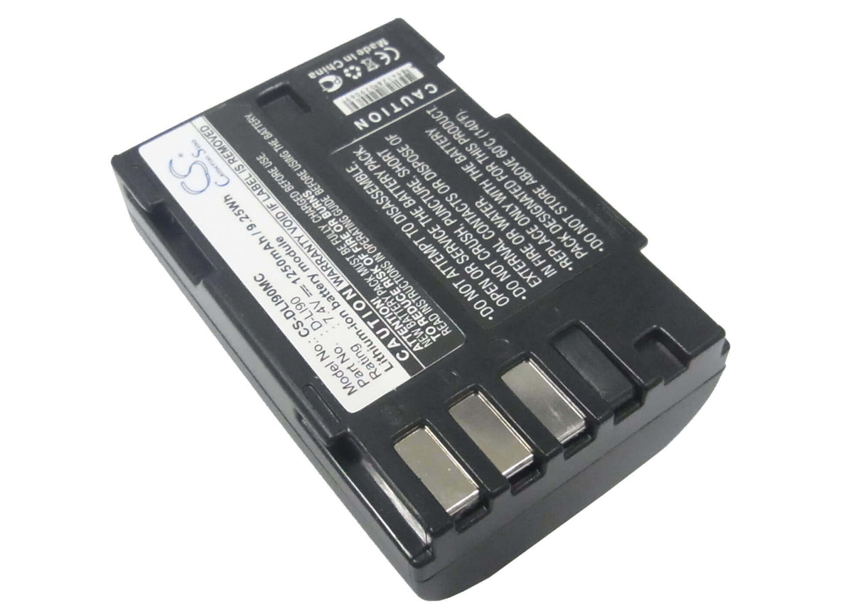 Battery For Pentax 645d, K-5, K-7 7.4v, 1250mah - 9.25wh Camera Cameron Sino Technology Limited   