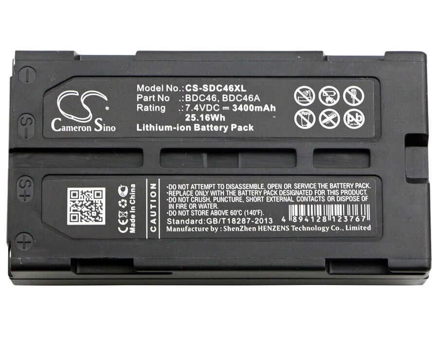 Battery For Pentax, Da020f, Rca, Cc-8251, Pro-v730 7.4v, 3400mah - 25.16wh Equipment, Survey, Test Cameron Sino Technology Limited   