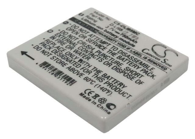 Battery For Pentax Optio E75, Optio E85, 3.7v, 700mah - 2.59wh Camera Cameron Sino Technology Limited   