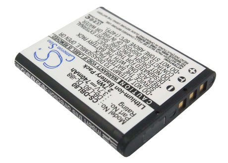 Battery For Pentax Optio H90, Optio P70, 3.7v, 740mah - 2.74wh Camera Cameron Sino Technology Limited   